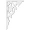 Ekena Millwork Austin Architectural Grade PVC Bracket, 5/8"W X 6"D X 10"H BKTP01X06X10AU - alternate 2